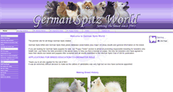 Desktop Screenshot of germanspitzworld.co.uk