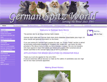 Tablet Screenshot of germanspitzworld.co.uk